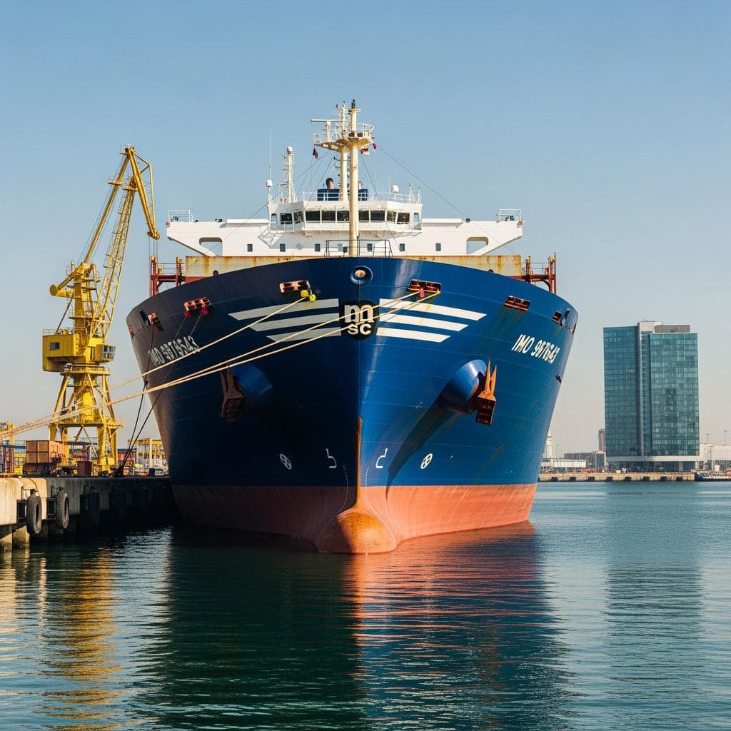 Commercial vessel under the Guatemalan flag